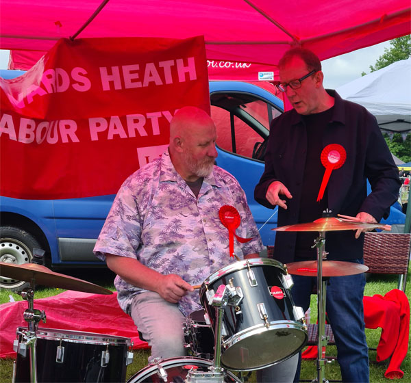 Labour Party Dave Rowntree at Lindfield Village Day
