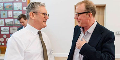 Sir Keir Starmer and Dave Rowntree Mid Sussex Parliamentary Candidate
