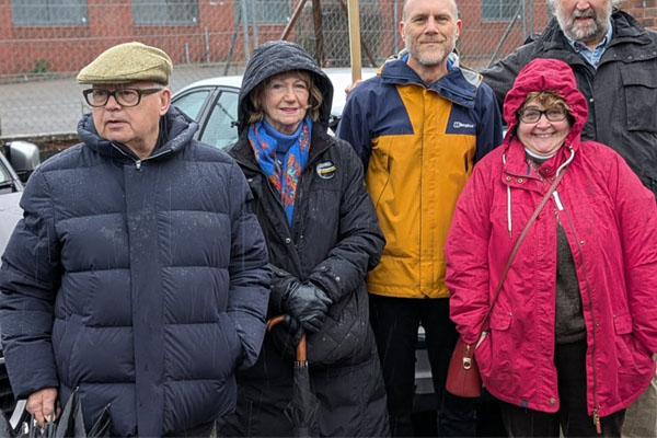 Mid Sussex Labour Party Members supporting stand up to racism
