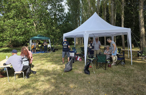 Members & friends at the Garden Party